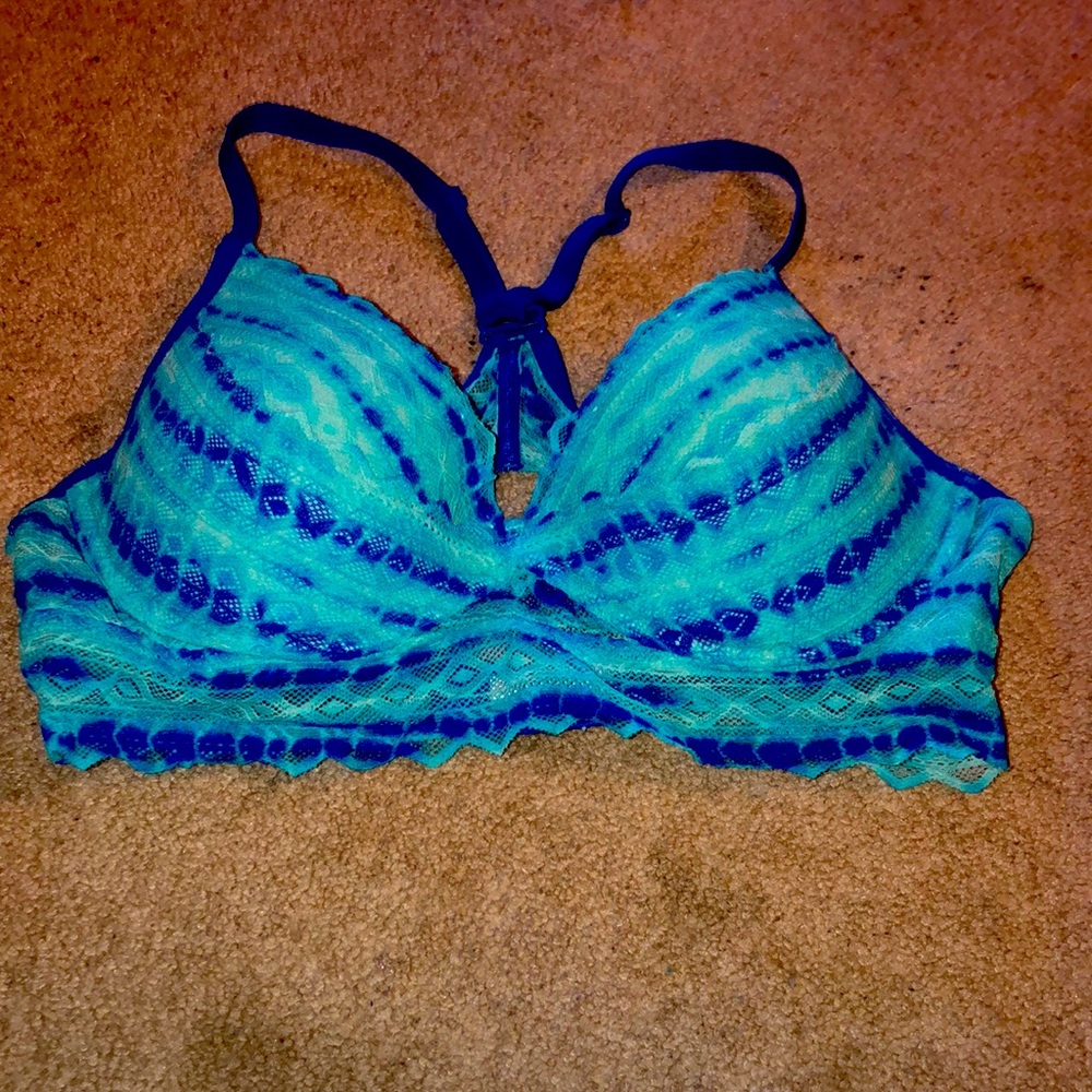 PINK tie dye bralette